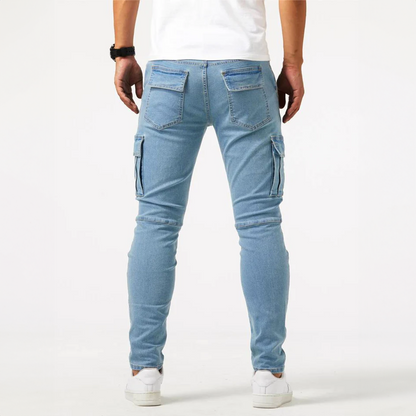 Thomas Urban Denim Cargo Jeans| 40% OFF