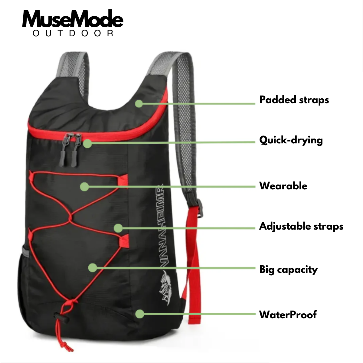 Foldable Backpack - Waterproof