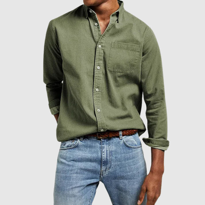 Eric Essential Cotton Shirt| 40% OFF