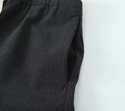 Wide Trousers With Double Waistband