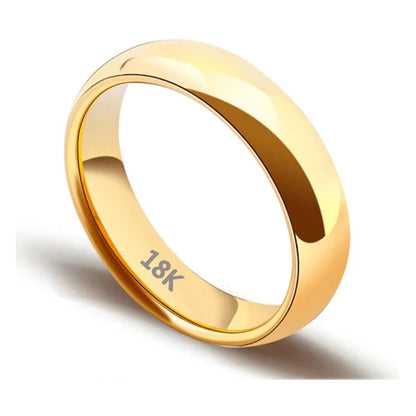 Elegant band ring with polished finish