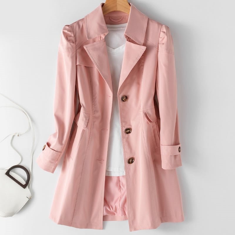 Gabrielle™ - Elegant Trench Coat