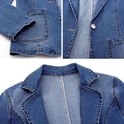 Matilda™ - Classic Denim Blazer